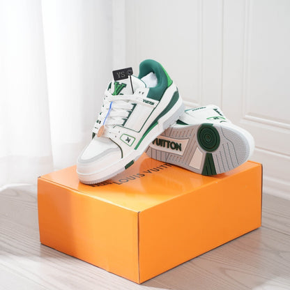 LV TRAINER WHITE & GREEN
