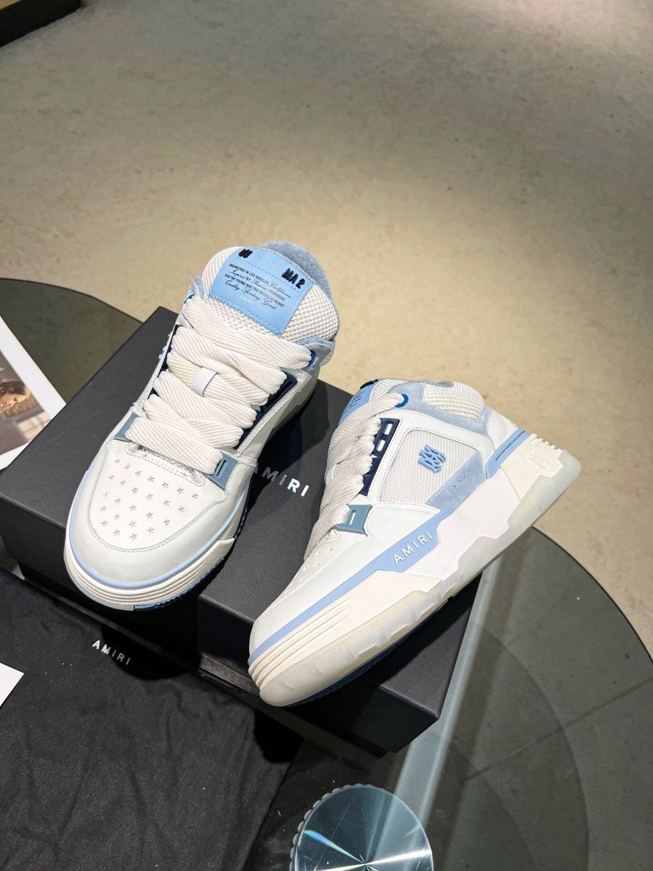 ZAPATILLAS AMIRI WHITE AND BLUE
