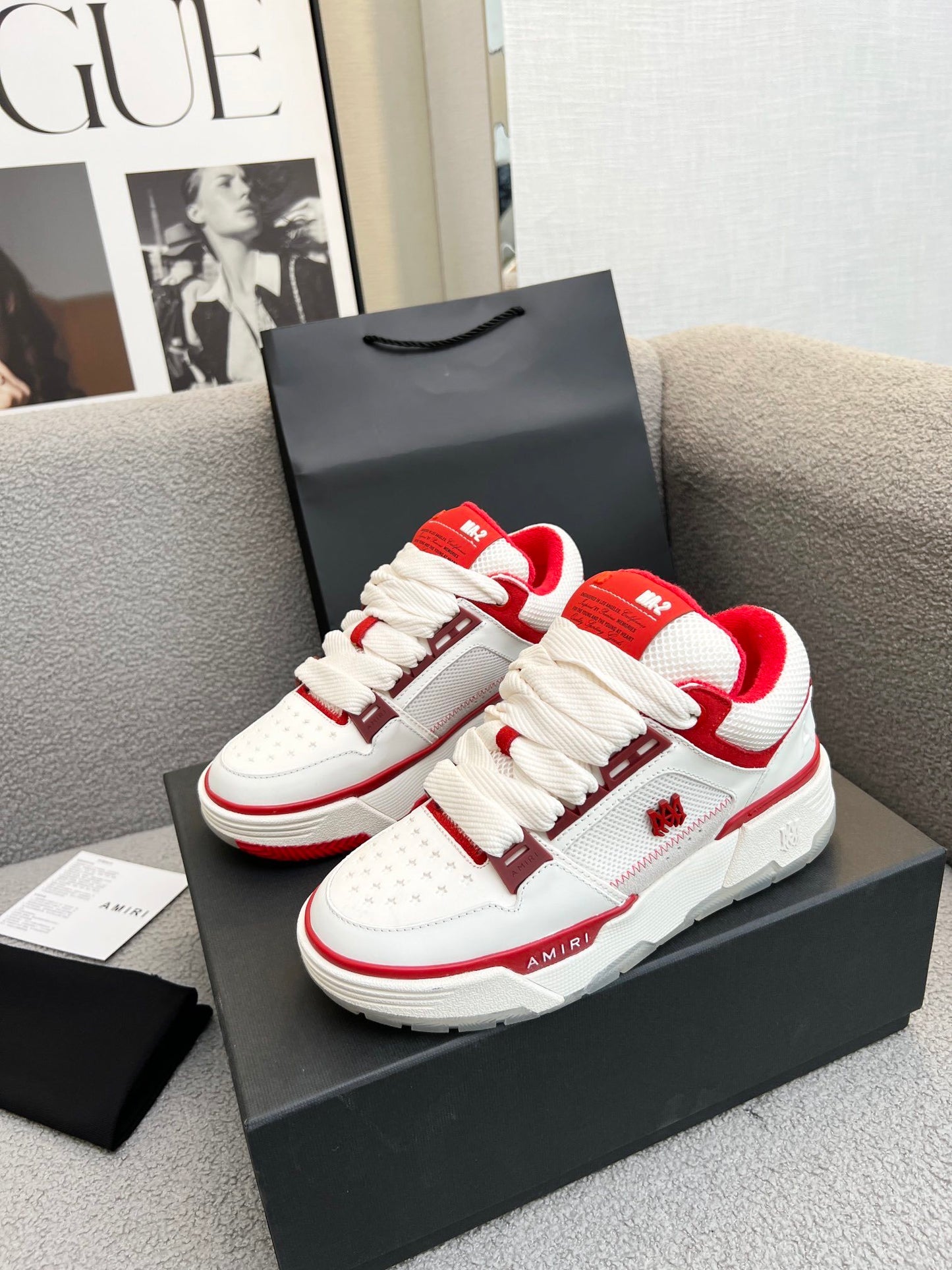 ZAPATILLAS AMIRI WHITE AND RED